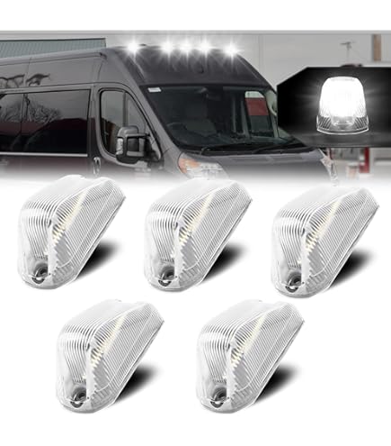 LQI Headlight Fillers For Ram ProMaster 1500 2500 3500 (2014-2022) - White Left & Right Replacement Bezels