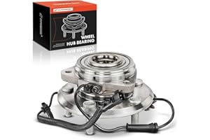 A-Premium Front Wheel Bearing and Hub Assembly with ABS & 5-Lug Compatible with Jeep Wrangler 2007-2016, with 4-Wheel ABS