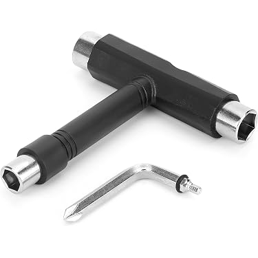 Spitfire T3 Skate Tool – All-in-One Skateboard & Longboard Tool (Black, AT-SP507)