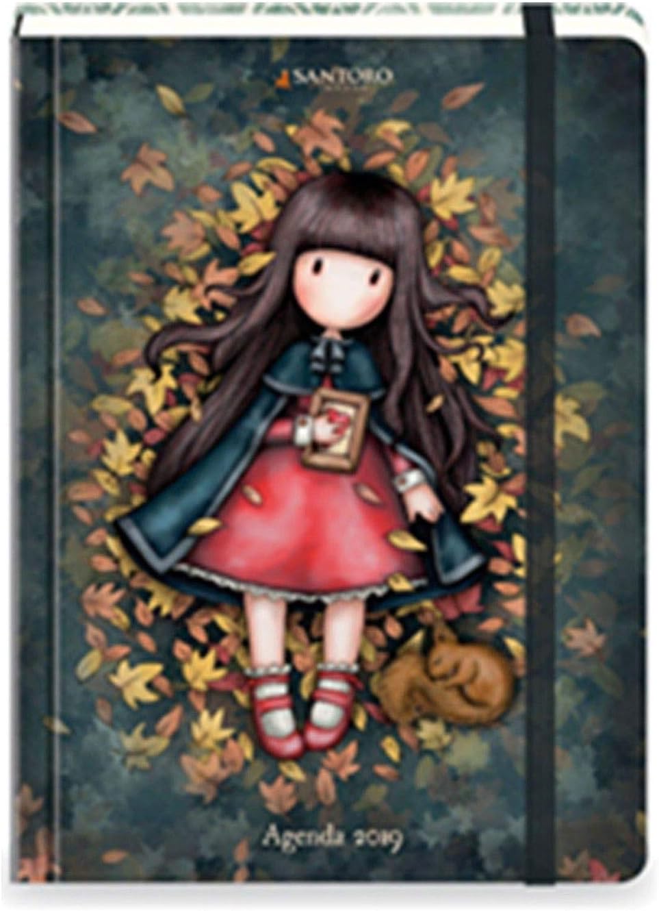 Santoro Gorjuss 2019 Weekly Diary - Elegant Closing Dimensions: 10 x 13 cm Approx.