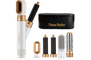Nora Styler 5-in-1 Multistyler Pro, Hot Air Styler for Curling, Straightening, Volumizing, All Hair Types