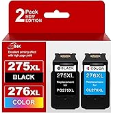 PG-275XL CL-276XL Ink Cartridge, Replacement for Canon 275 276 XL Ink Cartridges, with Canon TR4720 Ink Cartridges, TR4700 In