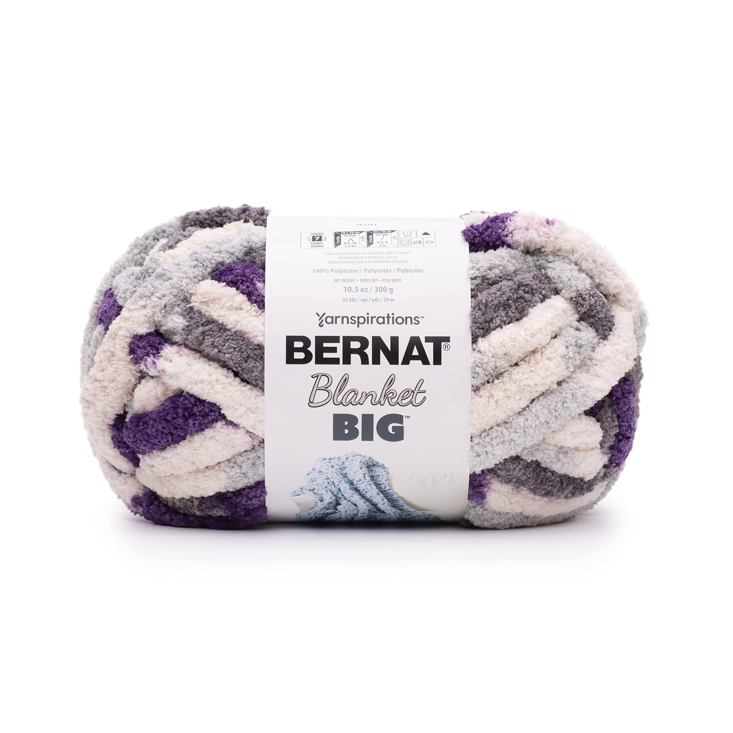 Bernat Blanket 'Big' 300g - Plum Fest