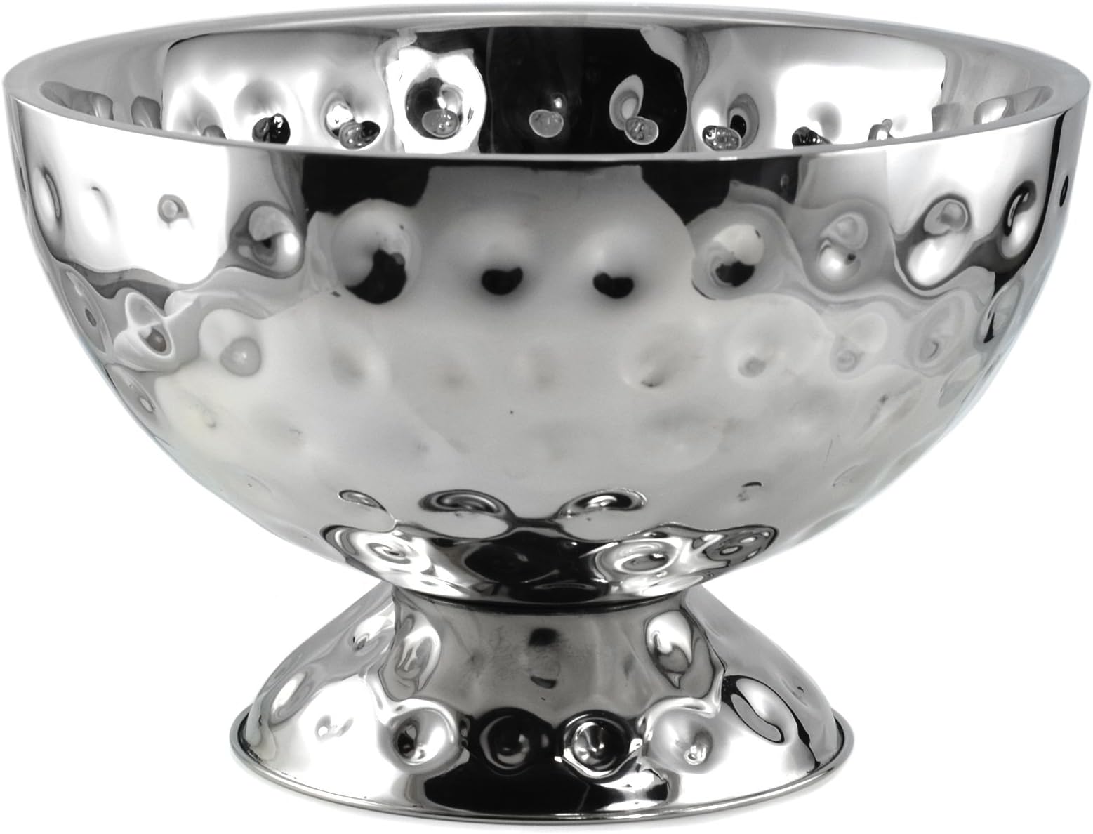 Tannex Cosmo Stainless Steel Double Wall Champagne Bowl, 121/2-Inch, Silver