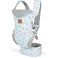 YooxArmor Baby Carrier Newborn to Toddler, Ergonomic Adjustable Toddler Carriers for 7-65 Lbs, Cozy Lightweight Infant Carrier with Neck Support, Baby Holder Carrier with Lumbar Support for Mom Dad