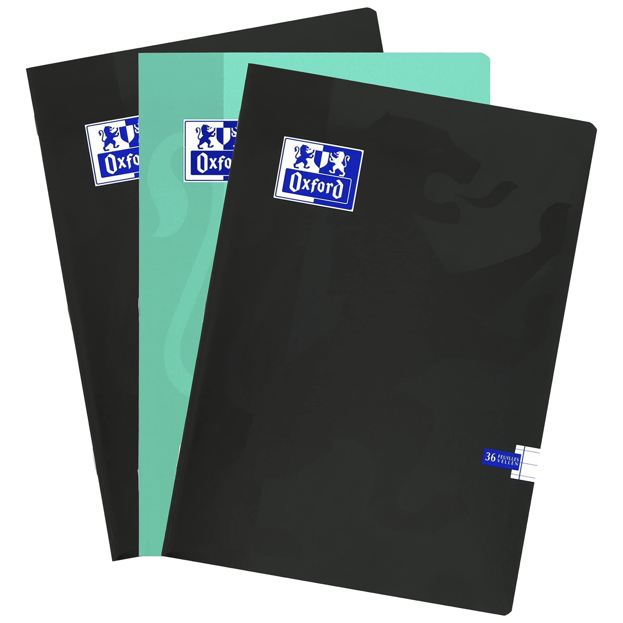 Oxford School exercise books, pack of 3, A4, lined, 36 sheets