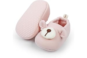 KARUNEL Baby Booties Newborn Shoes Infant Cotton Slippers Non-Slip Warm Ankle Boots for Boy Girl