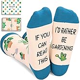Zmart Plant Gifts - Funny Sunflower Plant Socks, Gardening Gifts for Women