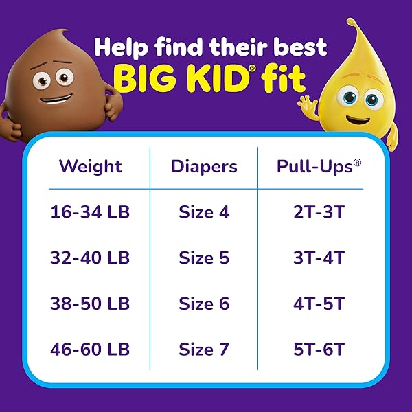 PULL-UPS BOYS’ POTTY TRAINING PANTS, SIZE 3T-4T TRAINING UNDERWEAR (32-40 LBS), 66 COUNT