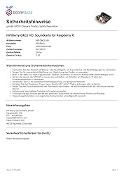 HiFiBerry High-End DAC2 HD