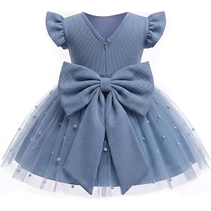 GetWish Toddler Baby Girls Tutu Dress Princess Pageant Birthday Party Tulle Wedding Guest Formal Dresses Dance Gown