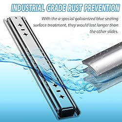 VAGUDE Heavy Duty Drawer Slides 12 14 16 18 20 22