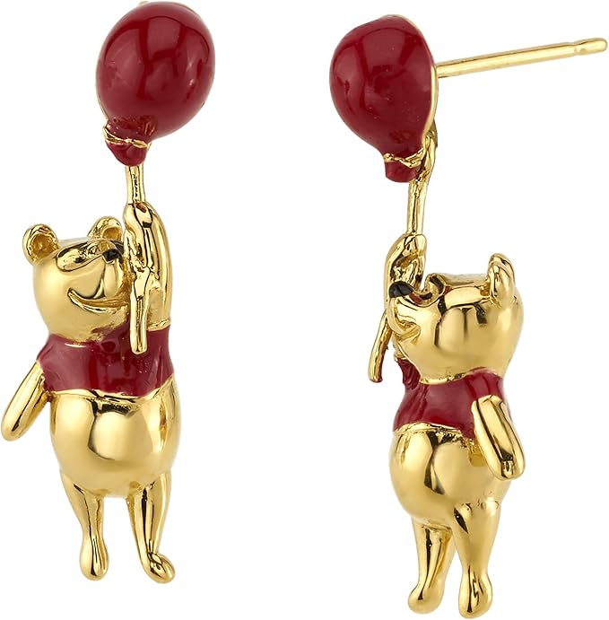 Amazon Rocklove ディズニー クリストーファー ロビン くまのプーさん 揺れるイヤリング ピアス 通販