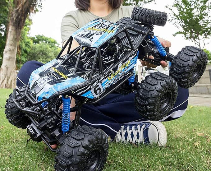 Amazon スーパー6輪水陸両用オフロード車1 8超大型登山車の長さ48 5cmマルチモーター6輪駆動子ギフトホリデーギフト大人ギフト車モデル ラジコン ドローン 通販
