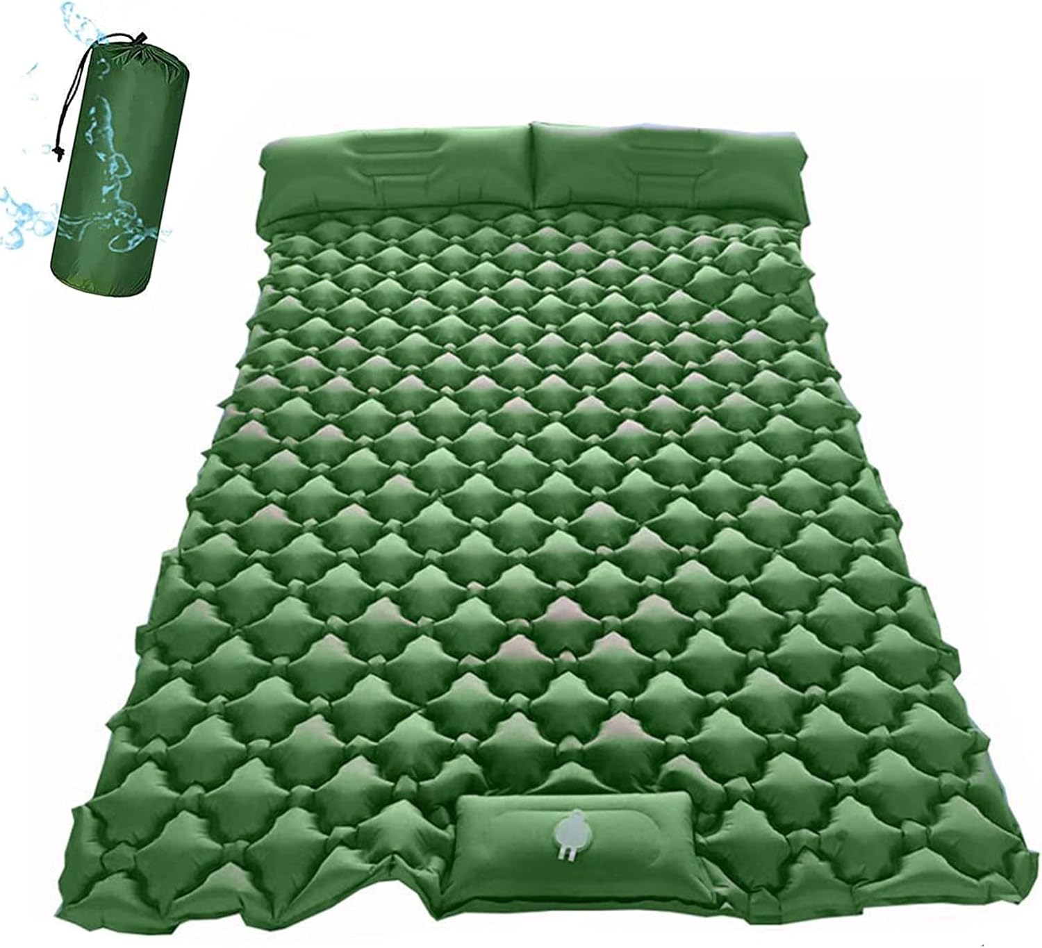 XIEZI Inflatable Sleeping Mattress Double Camping Mat Self Inflating