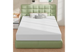 NChanmar 8 Inch Full Size Mattress, Gel Memory Foam Full Mattress, Pressure Relieving, Cooling Gel Foam, Full Mattress in a Box, Bed-in-a-Box, Full, 75" L x 54" W x 8" Th, White