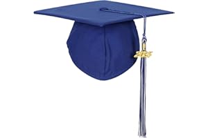 Newrara Graduation Unisex Matte Adult Graduation Cap with Tassel
