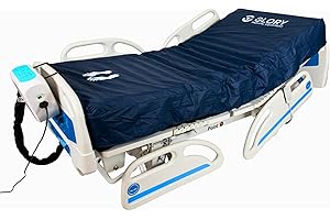 HopeFULL Glory Medical (MA-9T) Low Air Loss Alternating Pressure Mattress – 3 Layers, 20 Air Chambers with Alternating Inflation/Deflation | Waterproof, Breathable, Quiet Pump, CPR Valve & Carry Bag