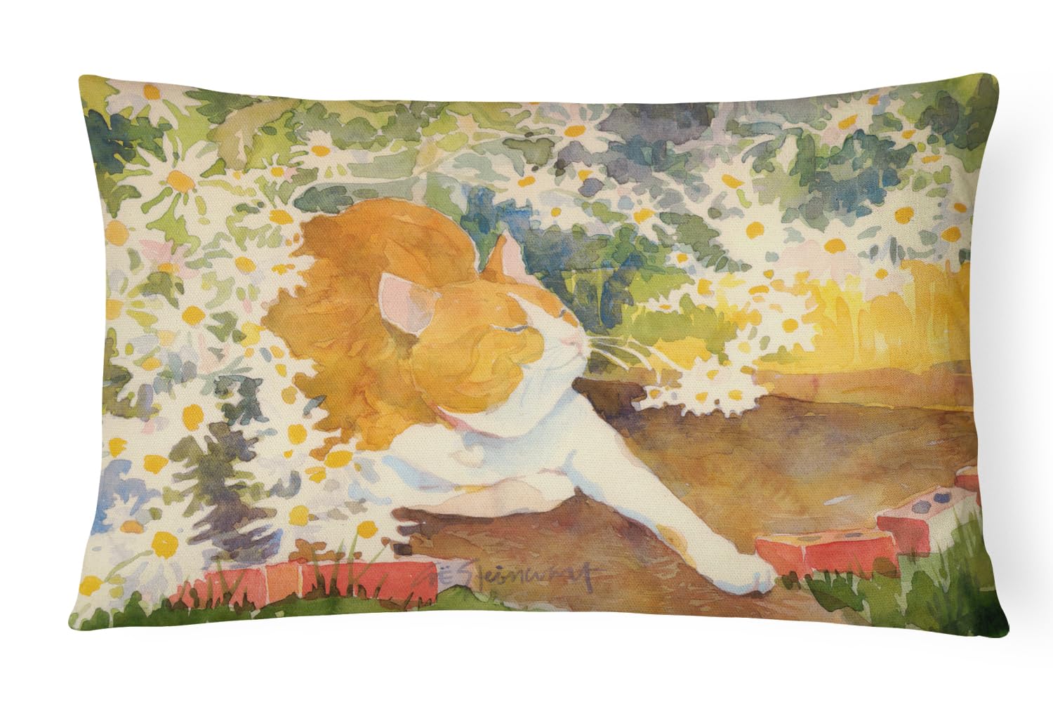 Caroline's Treasures Cat Decorative Fabric Pillow — image 1