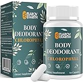 Flarovexarith Women's Body Deodorizing Supplement – Chlorophyll Capsules for Body Odor, Fresh Breath & Gut Detox, for Social Confidence – Vegan with Matcha Green Tea, Apple Cider Vinegar (60 Caps)