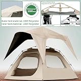 Hibtn Instant Pop Up Tent 2-3 Man 4 Season Waterproof Windproof Lightweight view 4