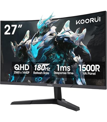 Amazon.com: KOORUI 27 Inch Gaming Monitor 200Hz FHD (1920x1080