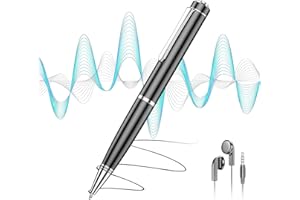 JUNFORBS 64GB Digital Voice Recorder - Voice Activated Recorder with Playback, Professional Audio Recorder for Lecture/Meeting/Course, Portable Audio Recorder Transfer File to Computer