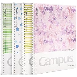 Kokuyo Spiral Notebook Journal, 4 Pack Campus B5