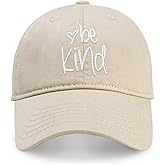 CHOK.LIDS Be Kind Trendy Womens Baseball Cap Unisex Fashion Cotton Polo Style Fun Inspirational Saying Seasonal Headwear