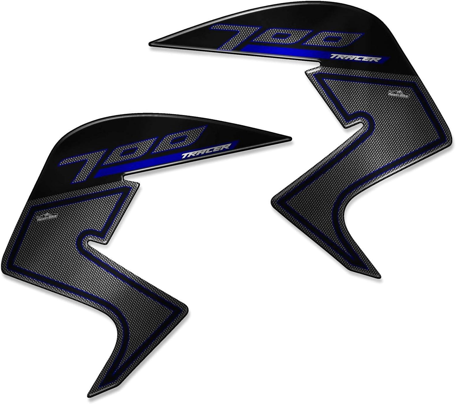 Autocollants 3D Résine Compatibles YAMAHA Tracer 700 (2016-2020) - Bleu Métal - Neuf Sous Emballage