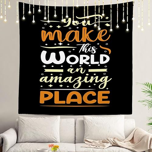 Shrahala Reading Tapestry, Reading Quotes For Classroom Inspirational Wall Décor Wall Hanging Large Tapestry Decoration Polyester Fiber White Hem Around For Dorm Room Bedroom 59.1 X 59.1 In