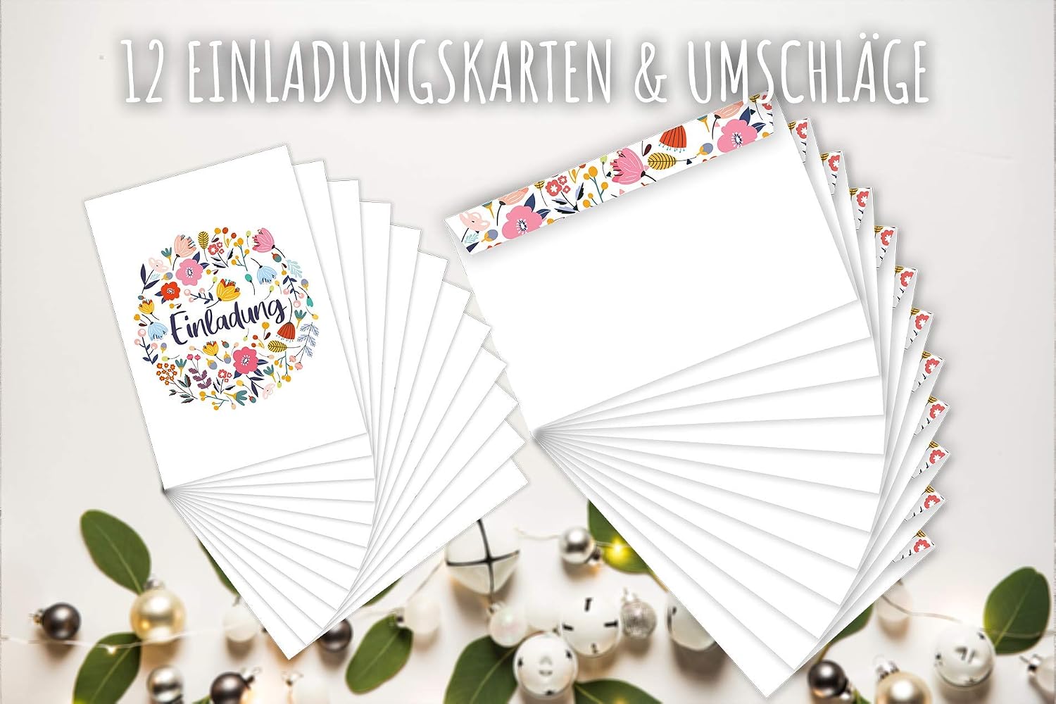 12 Einladungskarten Zum Geburtstag Taufe Konfi Kommunion Hochzeit Florales Design Friendly Fox Einladung Blumen Klappkarten Blanko Mit Umschlag Burobedarf Schreibwaren Karten Kotcarrier Com 