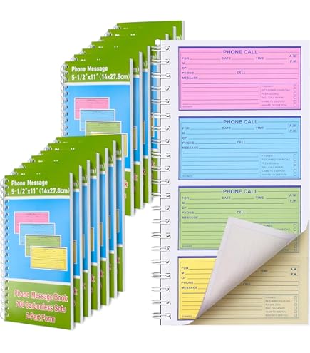 thumbnail interactive-video image 1 of Rediform Telephone Message Book - 400 Messages, 4 Per Page, Carbonless 2-Part Forms 1 of 9