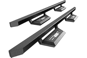 KYX Running Boards for 2009-2018 Ram 1500/2010-2025 Ram 2500 3500 Crew Cab & 2019-2024 1500 Classic Side Steps Nerf Bars Truck Step Rails 6 inches