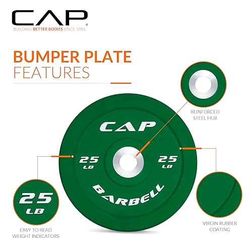 Cap Barbell Plates Best Rubber Bumper Plates CAP Barbell Best