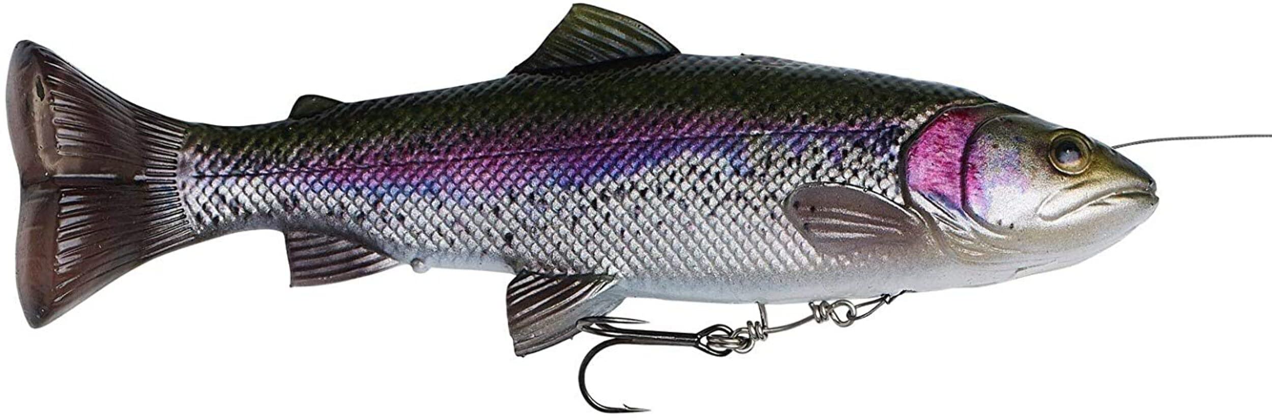 Savage Gear 4D Line Thru Pulse Tail Trout (16cm 51g SS, Rainbow Trout)