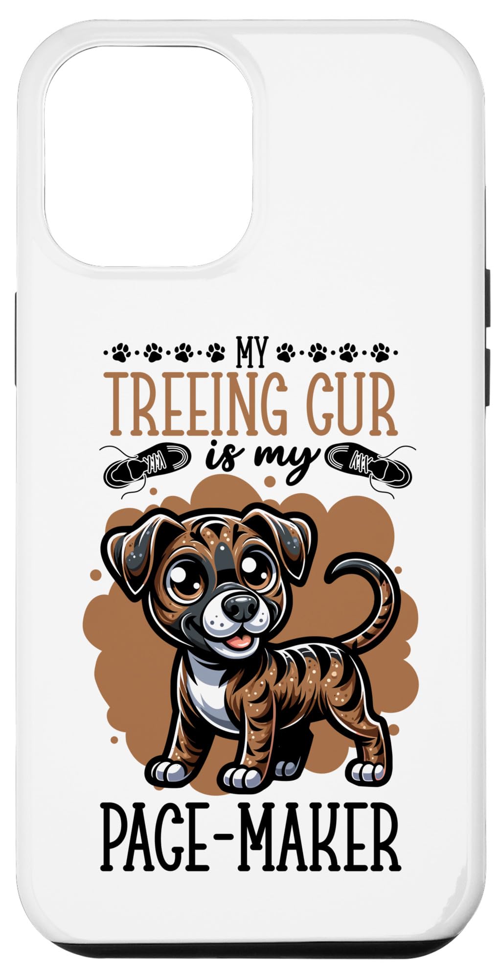 iPhone 15 Pro Max Running with Treeing Cur Case