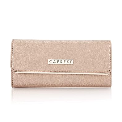 Caprese Nicole Womens Wallet (Metallic Bronze)