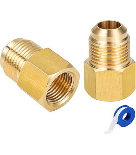 Amazon.com: LASCO 17-5833 3/8-Inch Female Flare by 1/2-Inch Male