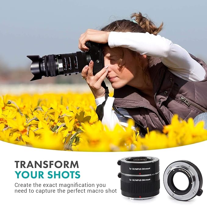 Movo AF - Juego de Tubos de extensión Macro para cámara réflex ...