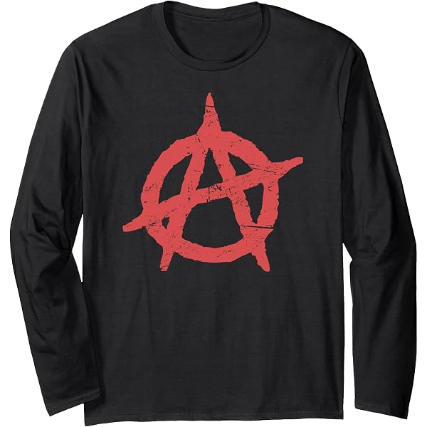 Sweat à Capuche Punkrock Rendre L'Anarchie à Nouveau Grande - Design Anarchie Symbole