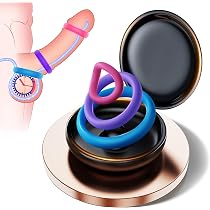 Amazon.com: Full Liquid Silicone Soft Vibrating Cock Ring, 0.09LB ...