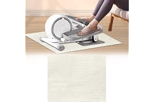 XNBXYS Non-slip Mat for Ellipse Leg Exerciser Machine, Suitable for Under Desk Elliptical Peddler Foot & Leg Pedal Exercixer for Seniors Fitness Home Sports Accessories, Enhanced Stability & Floor Protection