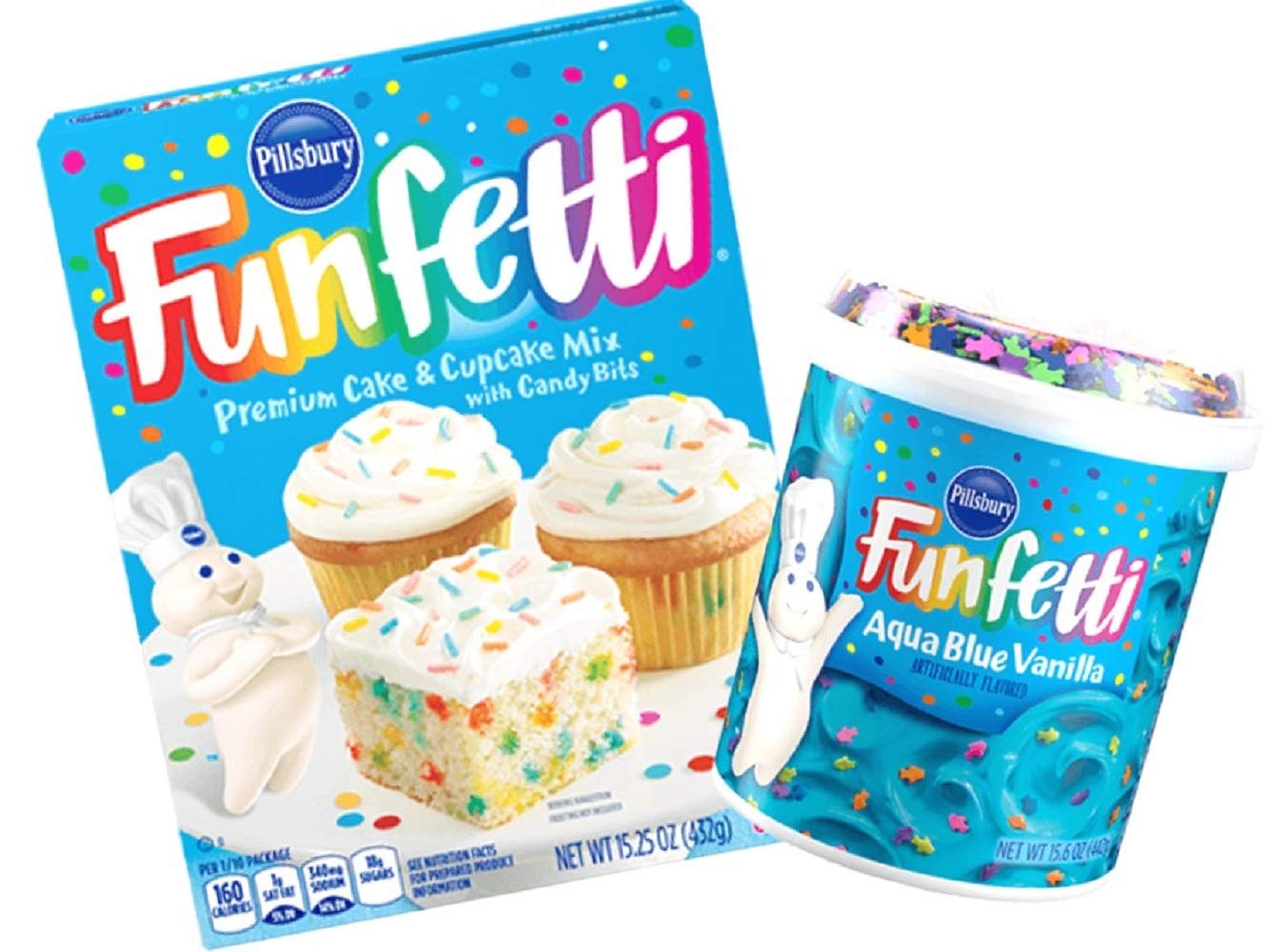 Pillsbury Funfetti Premium Cake & Cupcake Mix with
