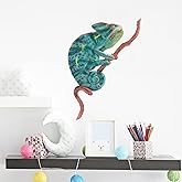 RoyoLam Chameleon Wall Decal Nursery Animal Lizard Wall Sticker Removable Peel and Stick Waterproof Wall Art Decor Stickers for Kids Baby Classroom Living Room Playing Room Bedroom