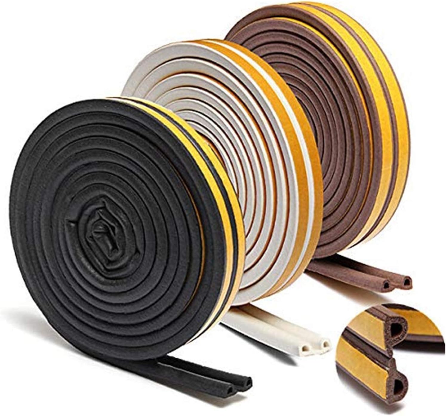 XINXIYW Diverse 5M P type Self Adhesive Seal Strips Amazon.co.uk