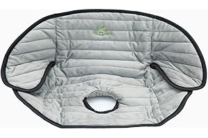 Anmas Home Piddle Pad Car Seat Protector, Waterproof Potty Training Seat Saver Pads for Infants Baby and Toddlers, Machine Wash and Dry (Gray)