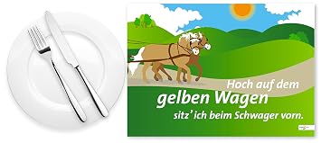 Tisch Sets Din A3 4er Set Wandeltexte Mit Poesieversen Oder