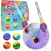 Baff Bombz Magic Brush, 4 x Bath Bombs, Magically Paint Your Bath Water, Creative Bath Toy for Children, Birthday Gifts for Boys & Girls, Pocket Money Toy, Moisturising Bath Fizzers