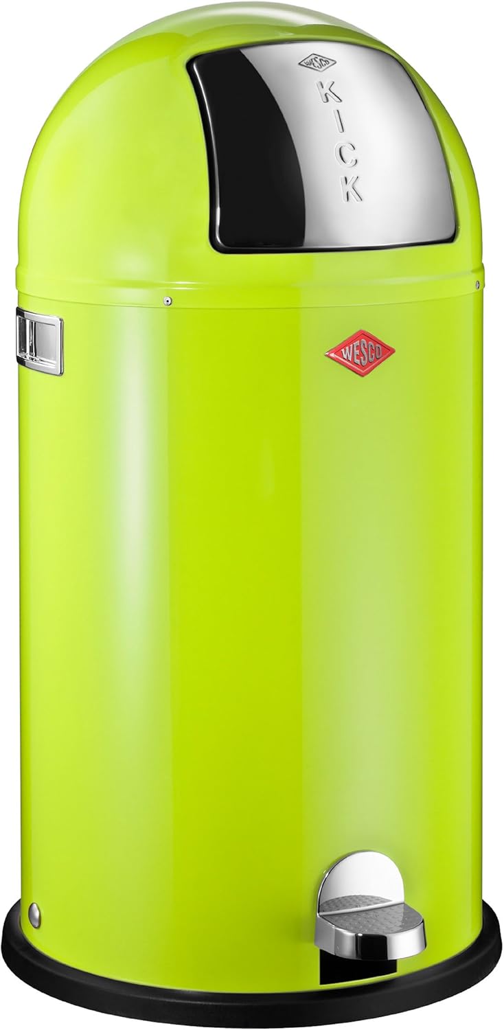 Wesco 177731 Bin with Pedal 40 l, Lime Green Amazon.co.uk Kitchen & Home